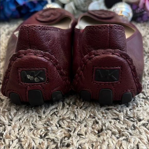 Michael Kors Women's Burgundy Flats - Picture 6 of 9